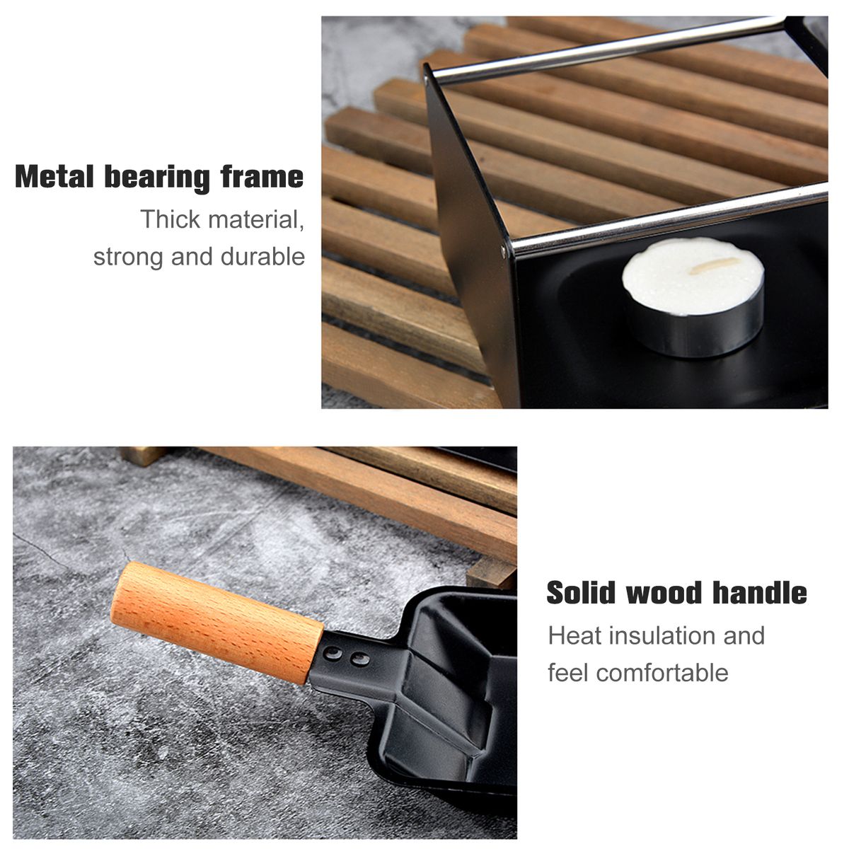Cheese Raclette Set Cheese Melter Pan Non-Stick Raclette