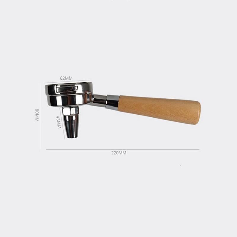 Tea Portafilter with Wooden Handle and Suit 58mm Coffee MachineTeapresso PortafilterDesign for Tea Bag & Broken Tea