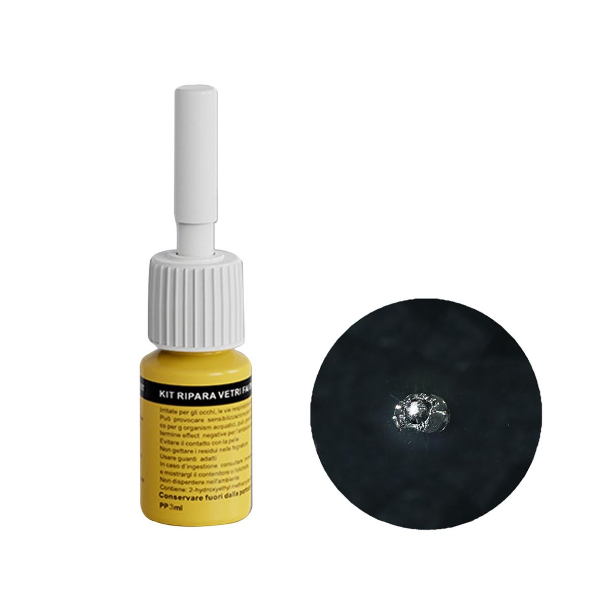 1 Set Car Glass Repair Kit Crack Restoration Repair Liquid Kit