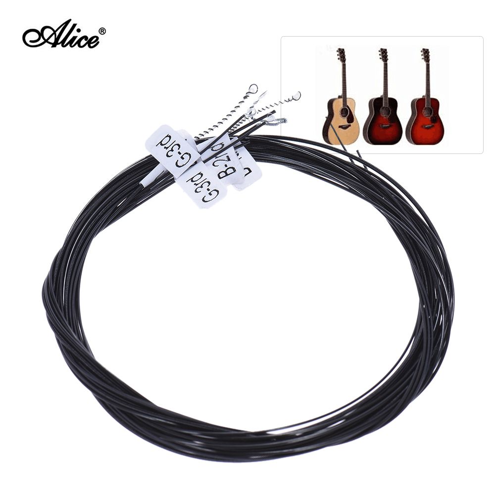 AC136BK-H Black Nylon Classical Guitar Strings