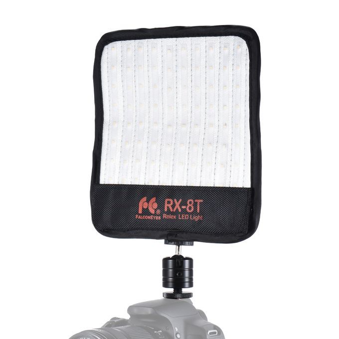 FalconEyes RX-8T 16W Mini LED Light Dimmable 5600K CRI94 Fle