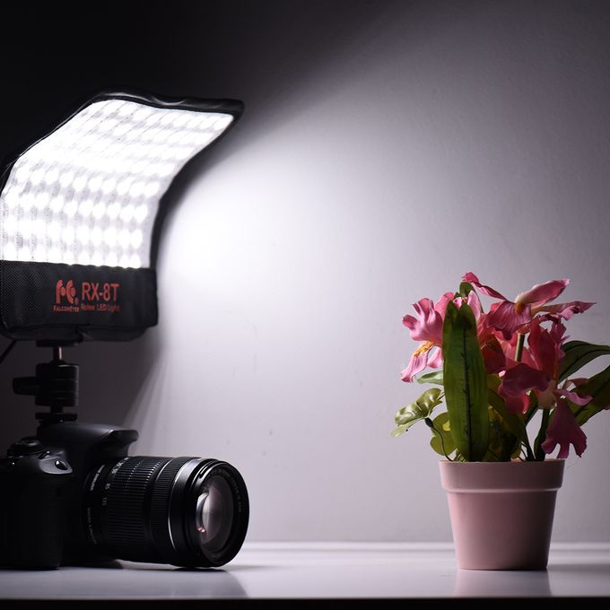 FalconEyes RX-8T 16W Mini LED Light Dimmable 5600K CRI94 Fle