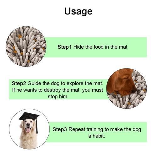 Pet Training Blanket Leak Food Anti Choking Felt Cloth Nose Sniffing  Bowl Mat Dogs Snuffle Mat Slowing Feeding