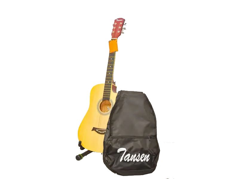 Guitar-38C Box Guitar With Bag, Picks, Guitar Belt