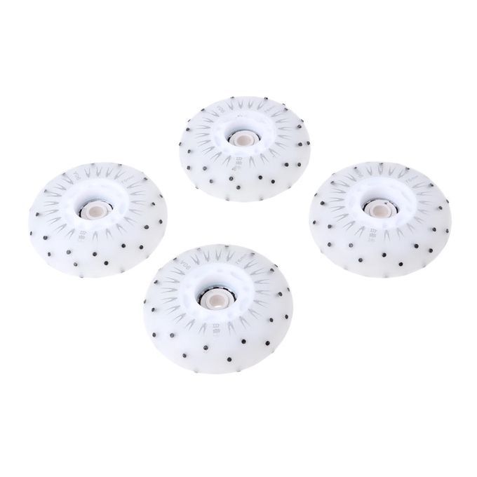 4pcs Flash Speed Skating Wheels Light Up Wheels For Roller 76mm White