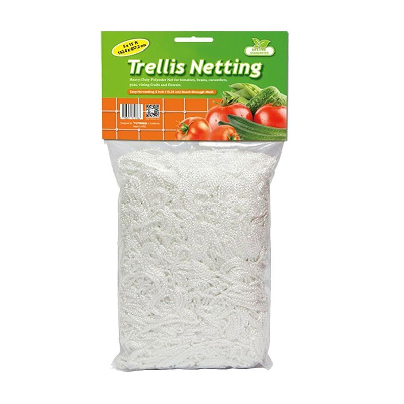 Plant Climbing Net Garden Vine Netting Support Mesh Cucumber Morning Glory Flower Grow