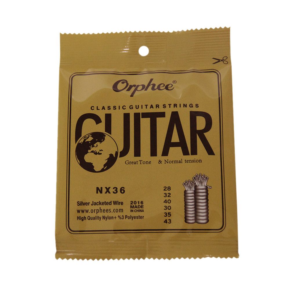 NX36 Nylon Classical Guitar Strings 6pcs Full Set