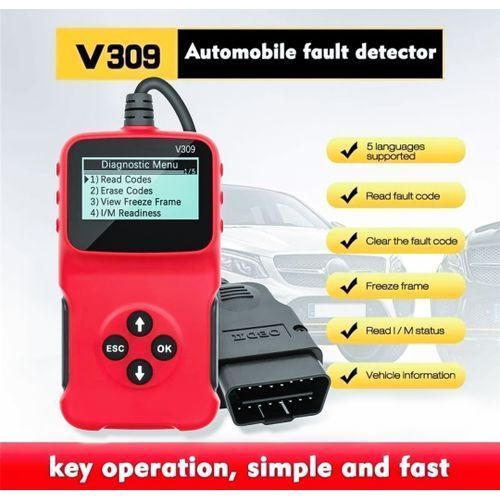 OBD2 OBDII CAR DIAGNOSTIC SCANNER V309 FAULT DETECTOR