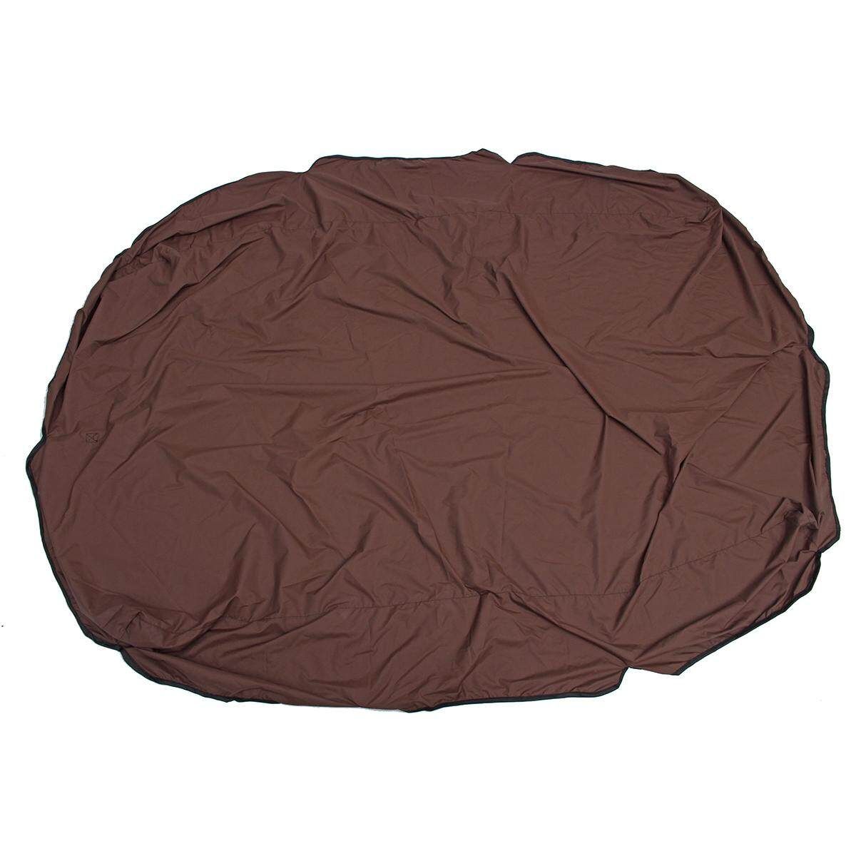 AU 78''x50'' Swing Chair 2-3 Seater Hammock Garden Canopy Bench Seat Yard Cover Coffee