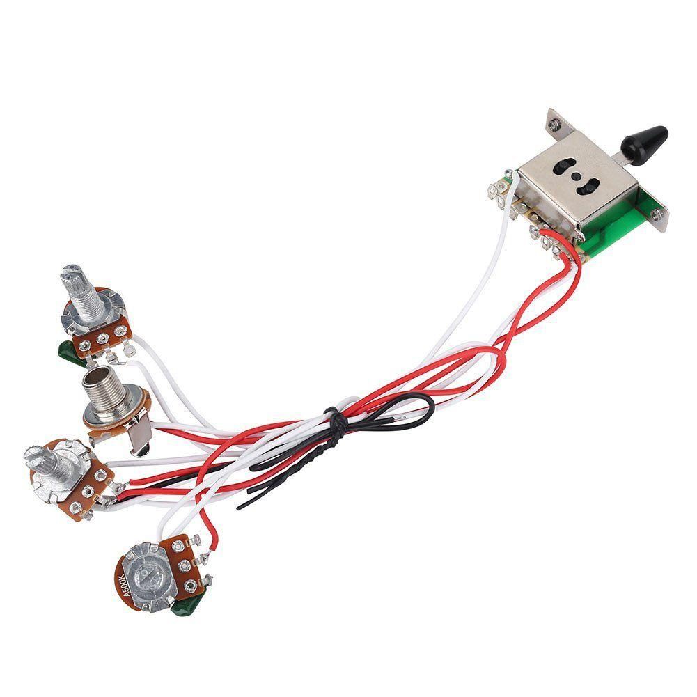Pots For Strat Guitar PreWired 1 Volume 2 Tone Control 5 Way