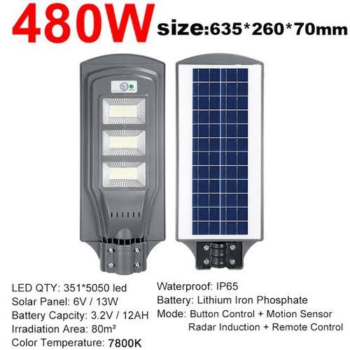 480W Solar Street Light  (security)
