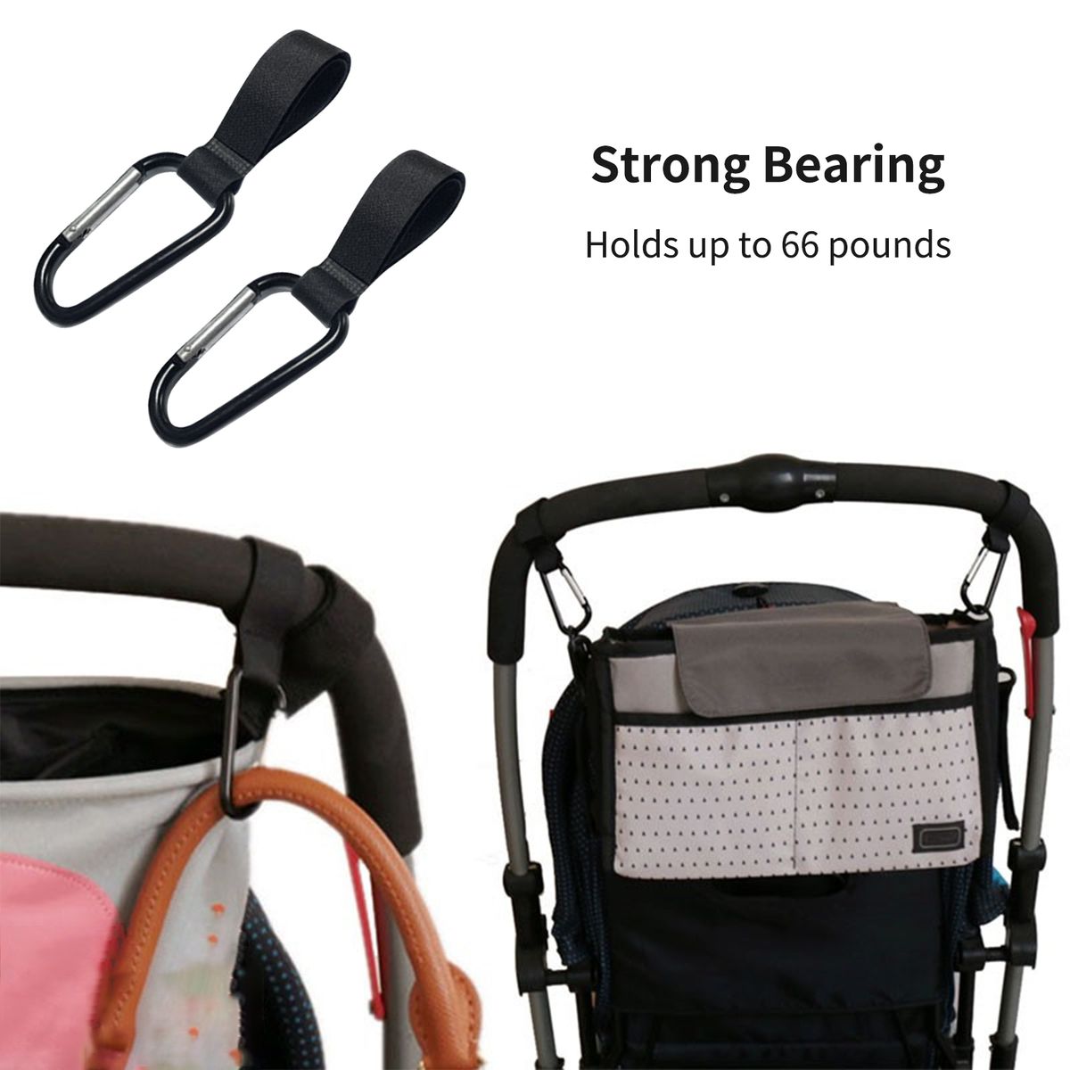 Baby Stroller Hooks 2 Pcs Multi Purpose Hooks Hanger
