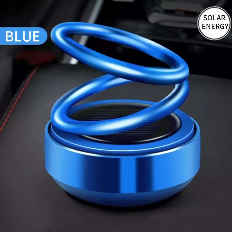 Solar Auto-rotating Car Perfume Decoration - Aroma Diffuser