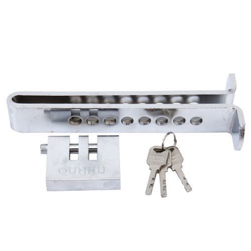 Car Auto Stainless Steel Anti-theft Clutch Lock Car Brake Safety Lock Tool Accelerator Pedal Lock With Keys Suitable For Clutch Height Under 19.5cm