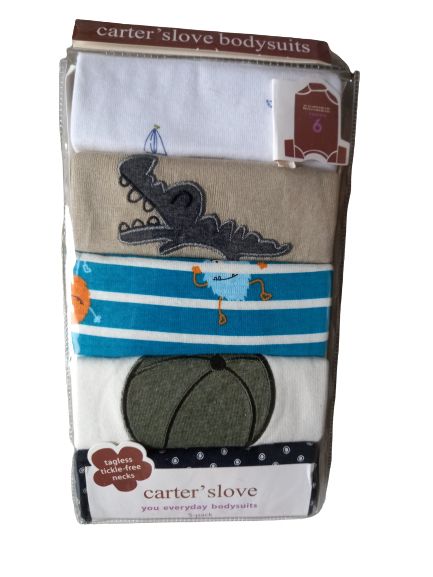 Baby Unisex 5 In 1 Body Suit Gift Set