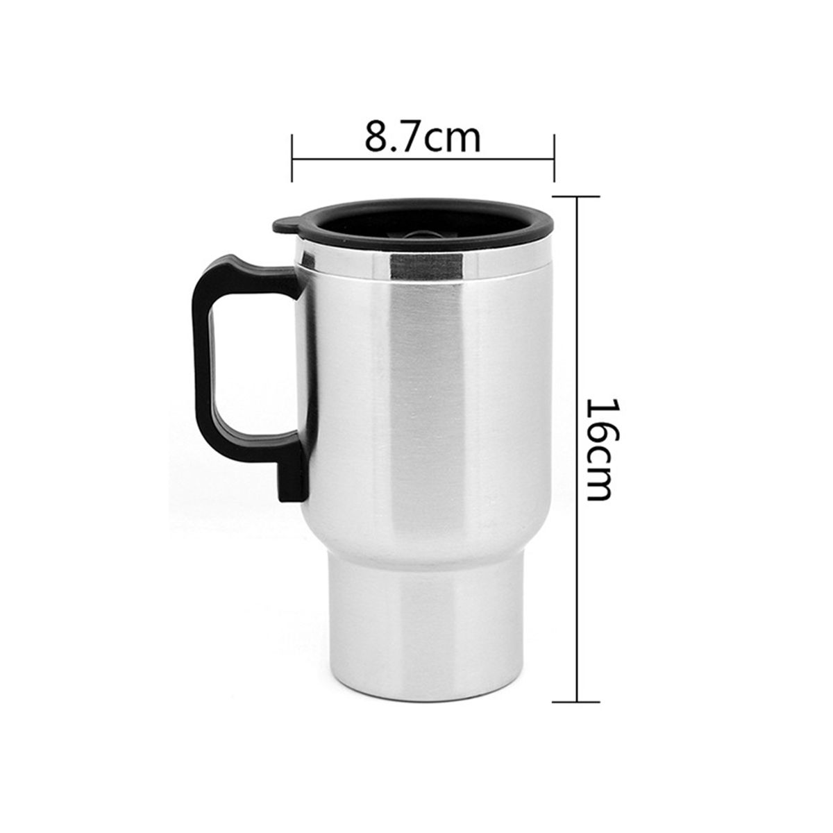 Car Electric Kettle Stainless Steel In-car Kettle Travel