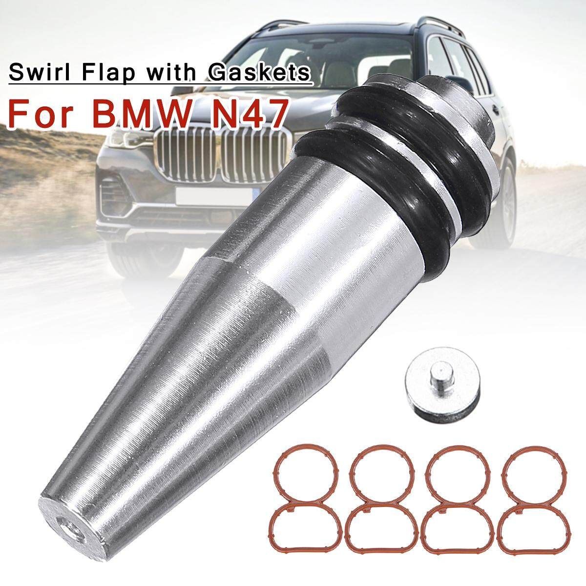 Swirl Flap Flaps Plug Blank Removal Replacement With Gaskets Fit For BMW N47