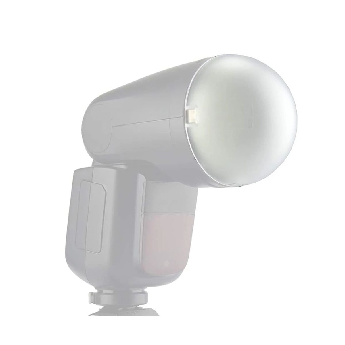 AK-R11 Dome Diffuser Compatible for Godox H200R Round Flash Head