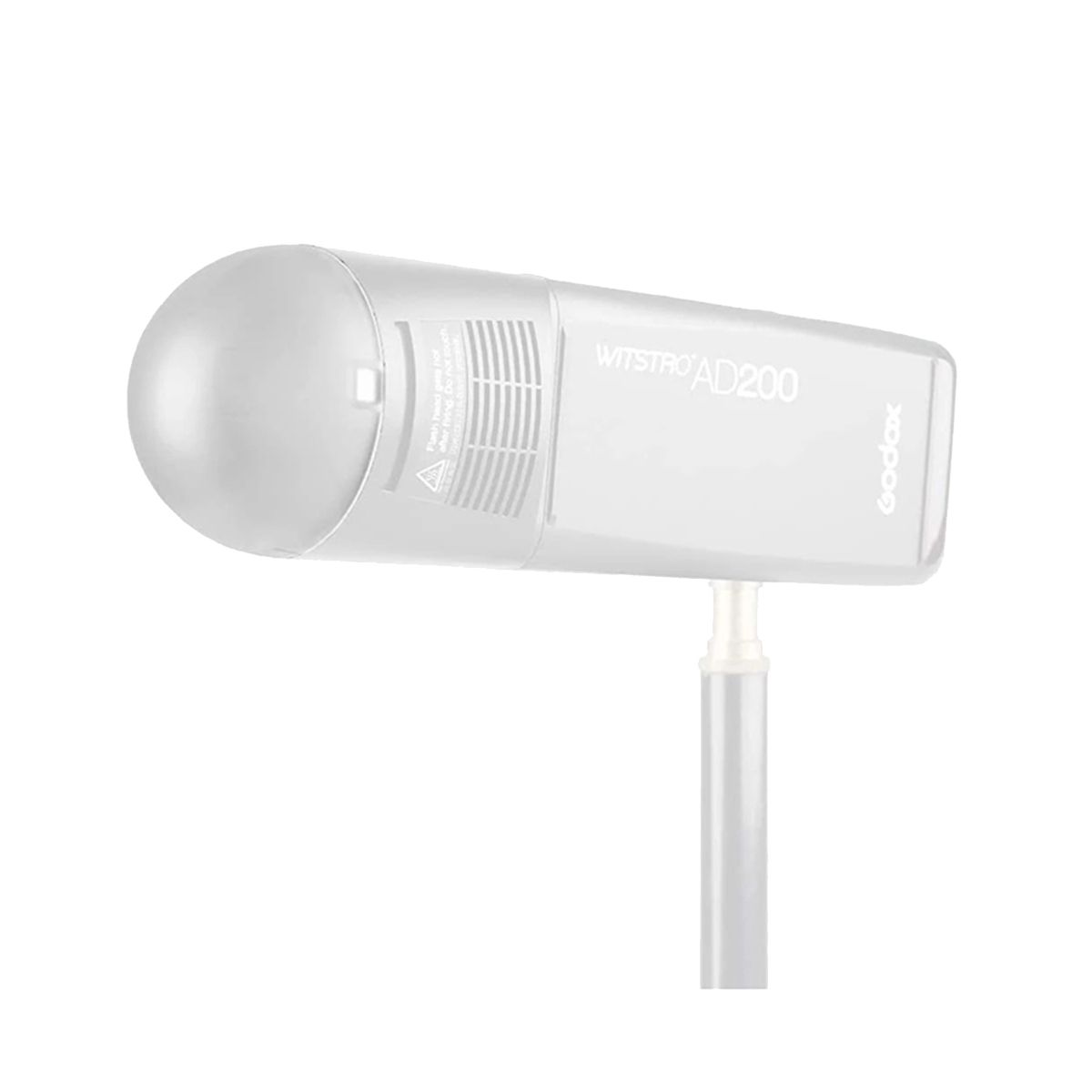 AK-R11 Dome Diffuser Compatible for Godox H200R Round Flash Head