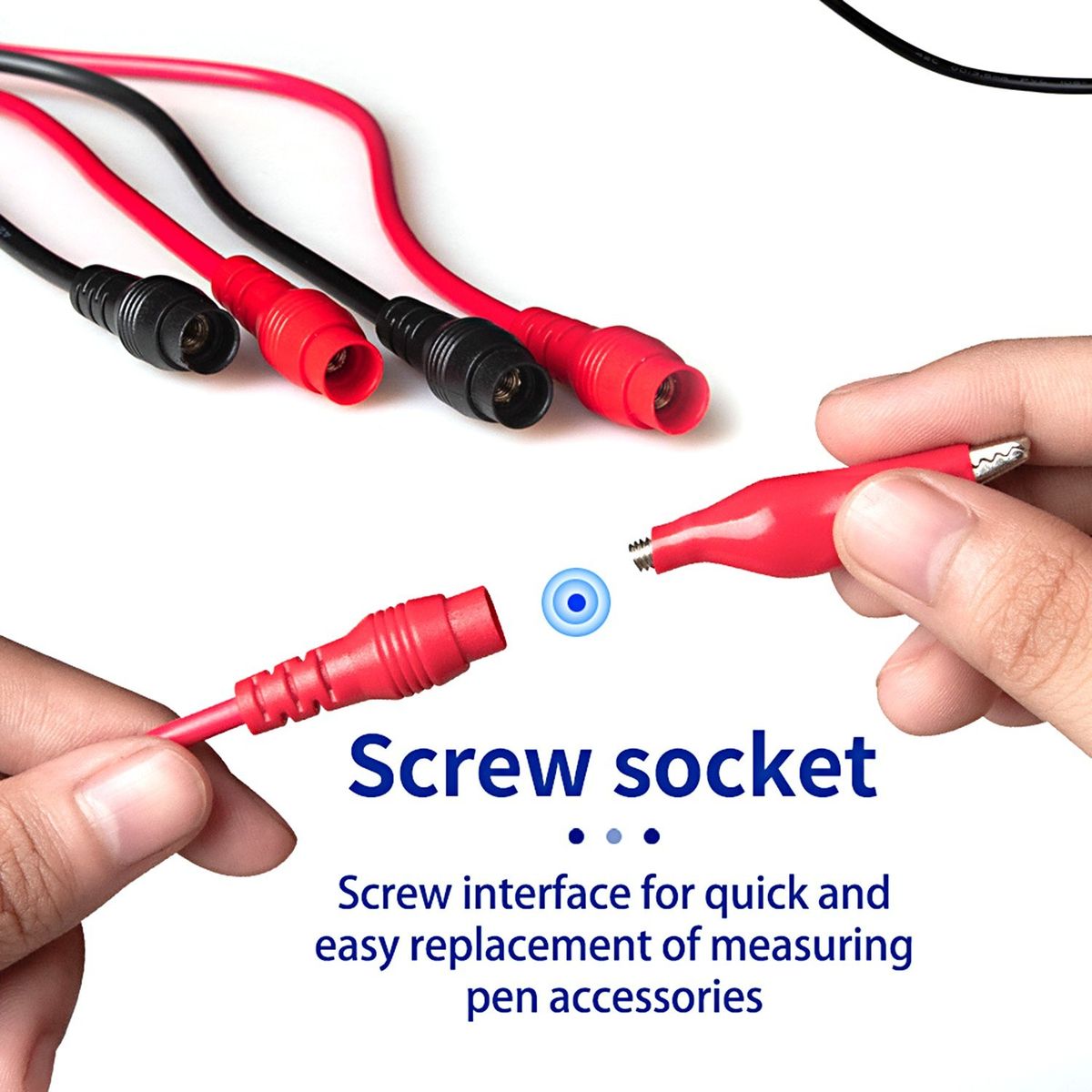 16Pcs Multifunctional Digital Test Lead Set Super Sharp Tips