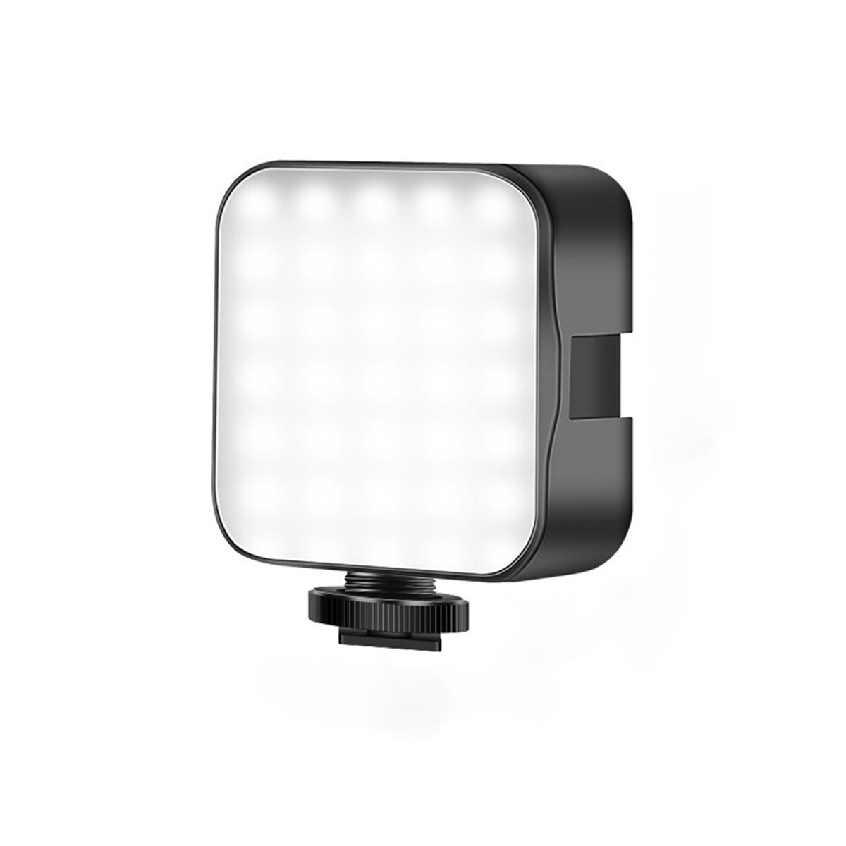 Mini LED Video Light Photography 2W Dimmable 6500K Fill Panel Lamp for Camera Smartphone Laptop