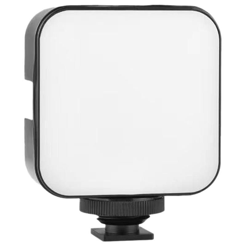 Mini LED Video Light Photography 2W Dimmable 6500K Fill Panel Lamp for Camera Smartphone Laptop