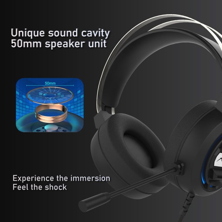 S603 3.5mm + USB Port Gaming Headset With Mic