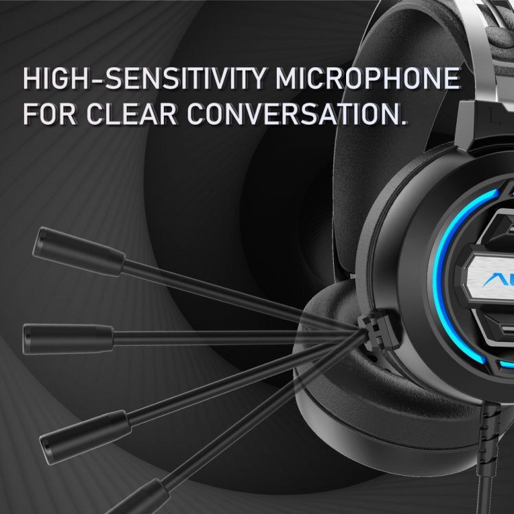 S603 3.5mm + USB Port Gaming Headset With Mic