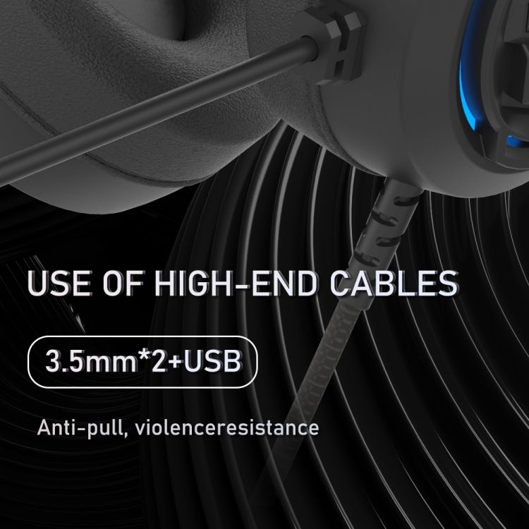 S603 3.5mm + USB Port Gaming Headset With Mic