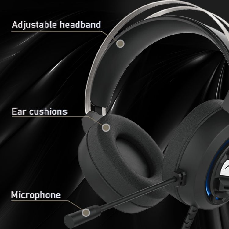 S603 3.5mm + USB Port Gaming Headset With Mic