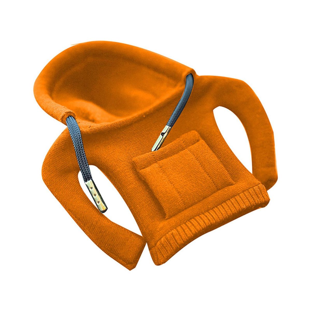 Shift Knob Cover Cozy Sweater Hoodie Car Gear Cover for Comfortable Orange