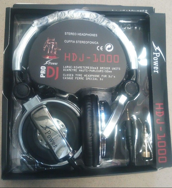 Power HDJ-1000 Professional DJ Headphones