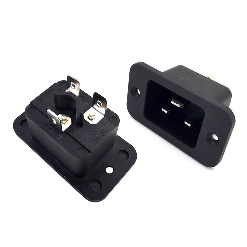 IEC Inlet AC 250V 16A IEC 320 C19 C20 Panel Mount Plug Connector Socket