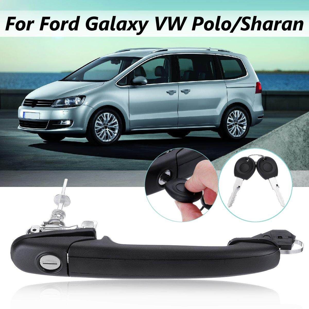 Front Car Door Handle Key Lock W/Keys For Ford Galaxy VW Polo/Sharan Right Side