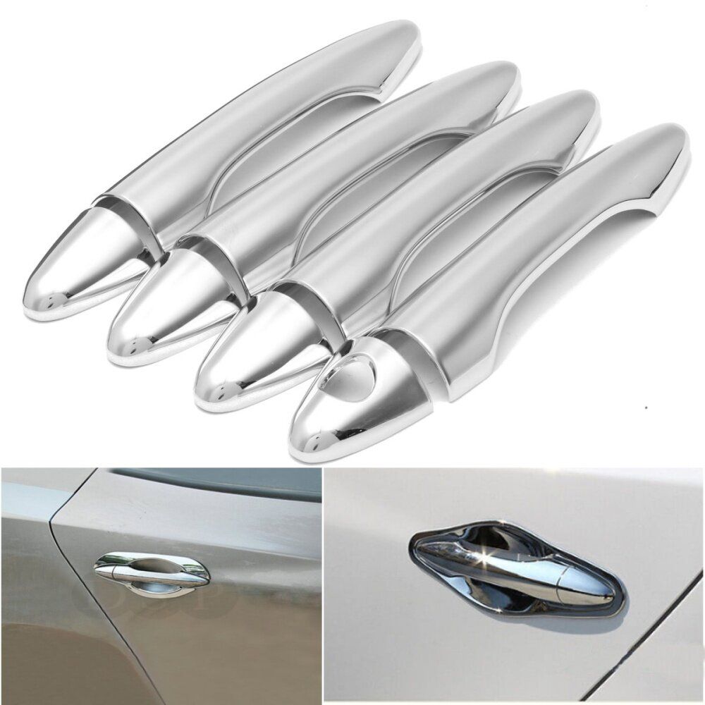 ABS Chrome Car Exterior Door Handle Trim Cover For Hyundai Tucson IX35 2010-2012