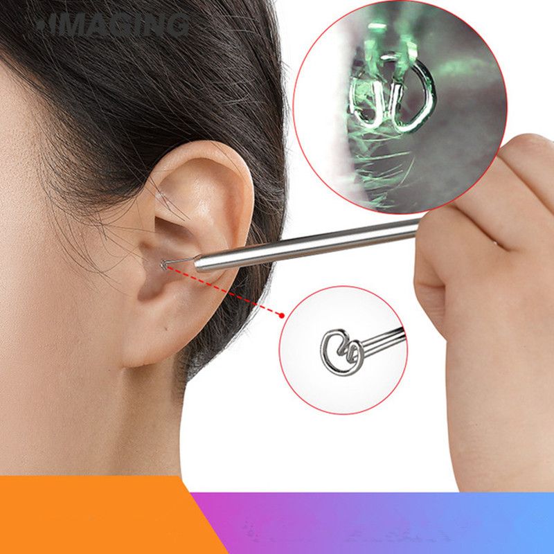 Mobile Phone Digital Ear Spoon Visual Ear Pick Tool Dig Ear Canal Cleaner Turbidity Cleaner