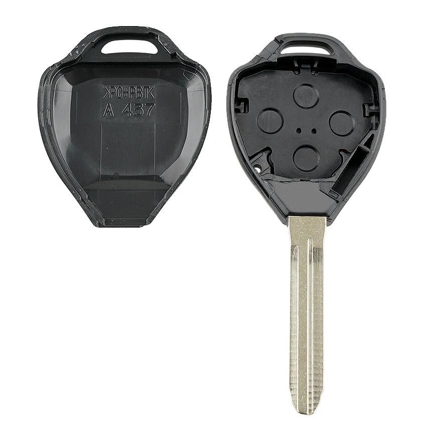 2 x Remote Car Key Fob Shell Case for 2007 2008 2009 2010 2011 Toyota Camry Rav4