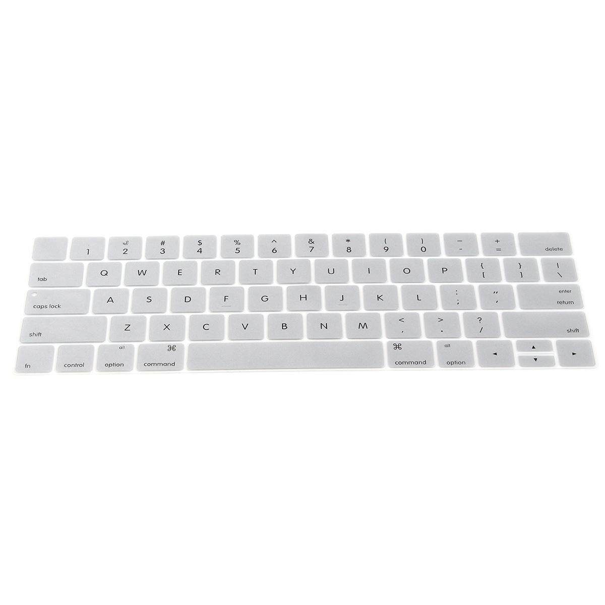 Silicone Laptop Keyboard Cover Skin For 2016 New Macbook Pro Retina 13" 15" US Silver Silver (silver)