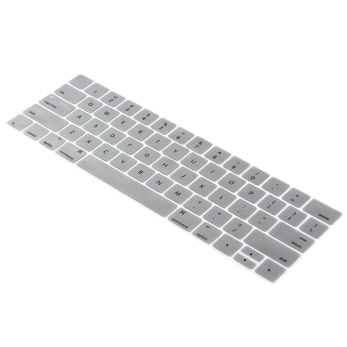 Silicone Laptop Keyboard Cover Skin For 2016 New Macbook Pro Retina 13" 15" US Silver Silver (silver)