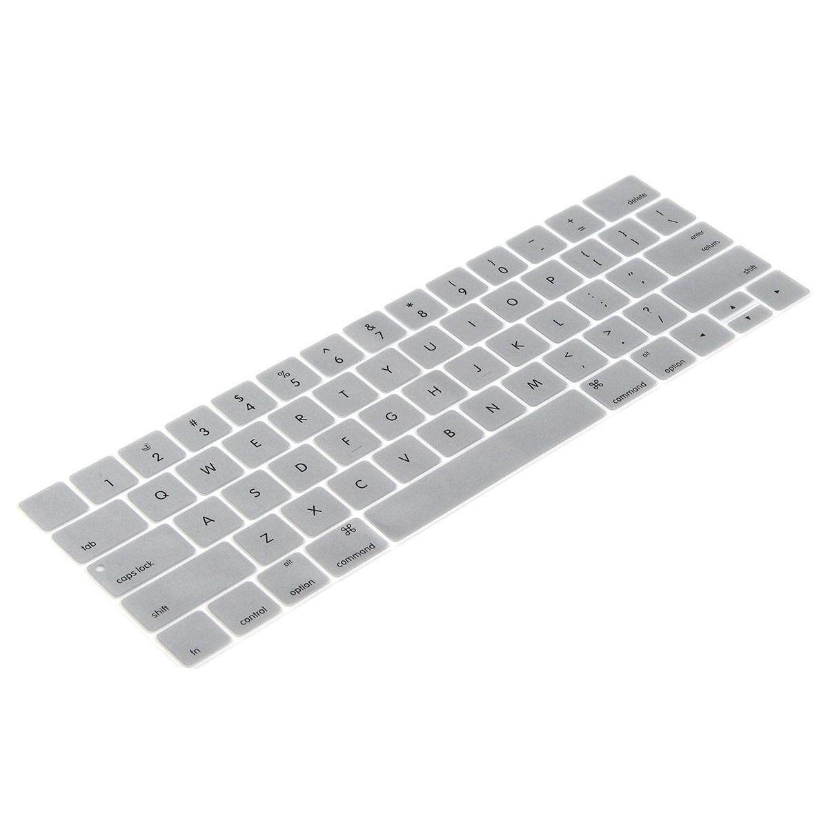 Silicone Laptop Keyboard Cover Skin For 2016 New Macbook Pro Retina 13" 15" US Silver Silver (silver)