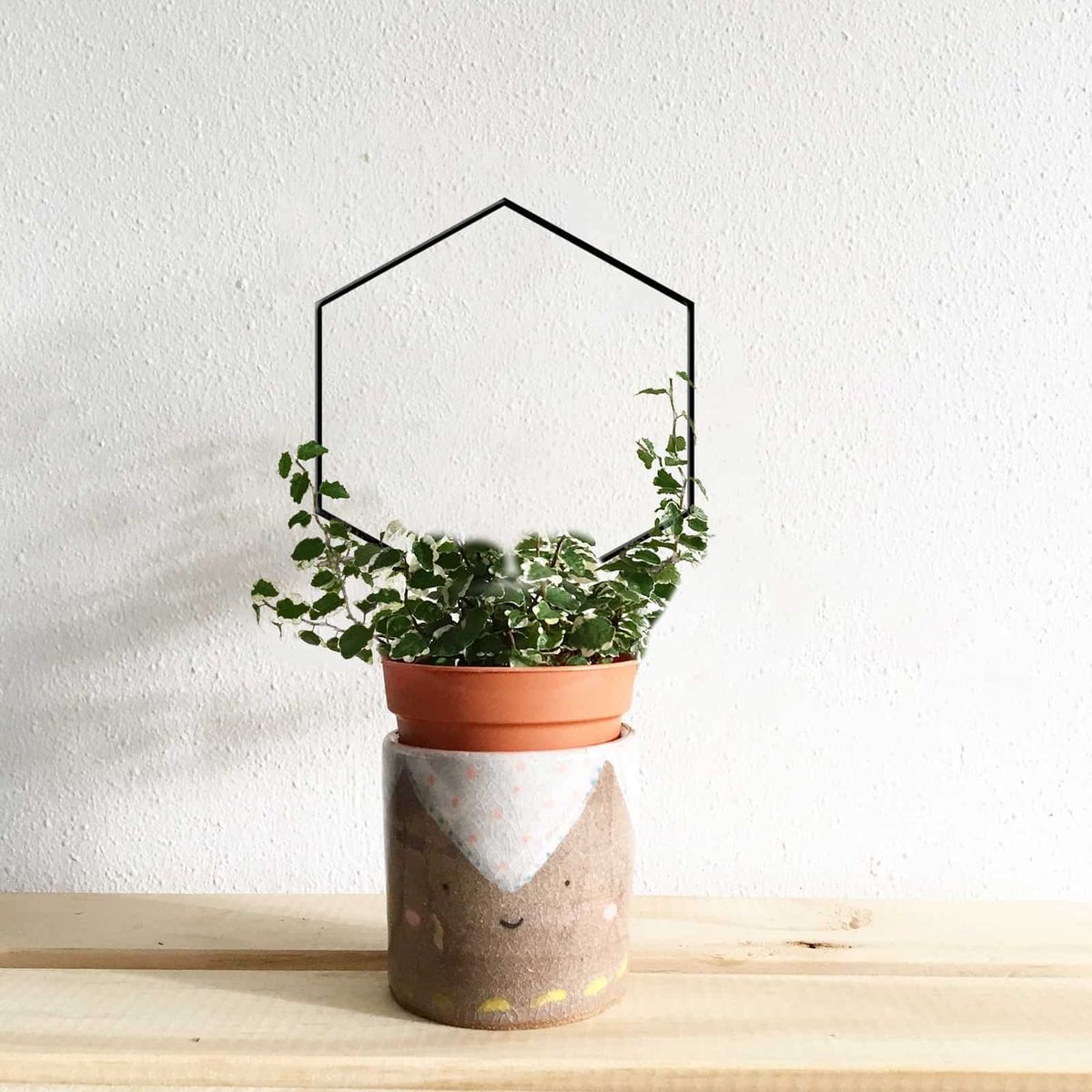 Metal Plant Trellis Support Stand Decorative Plants Climbing Holder Rack For Potted-A