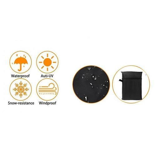 Patio Furniture Covers 210d Outdoor Furniture Covers Waterproof Round Table Cover(230*110cm)