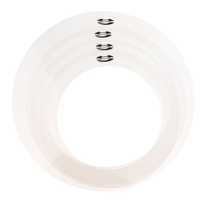 Pack Of 4 Bass Drum Muffler Dampening Rings Percussion Instrument