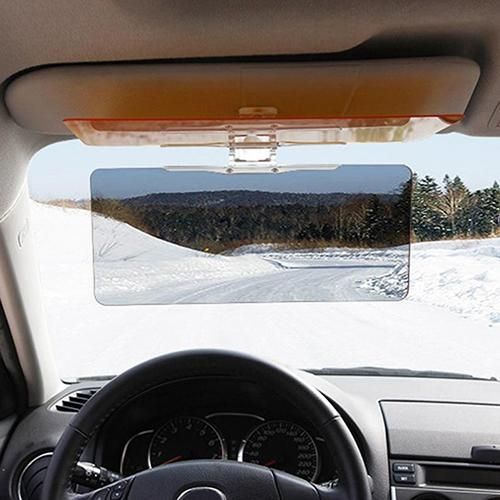 Car Sun Visor Anti-Glare Blocker UV Fold Flip Down High-