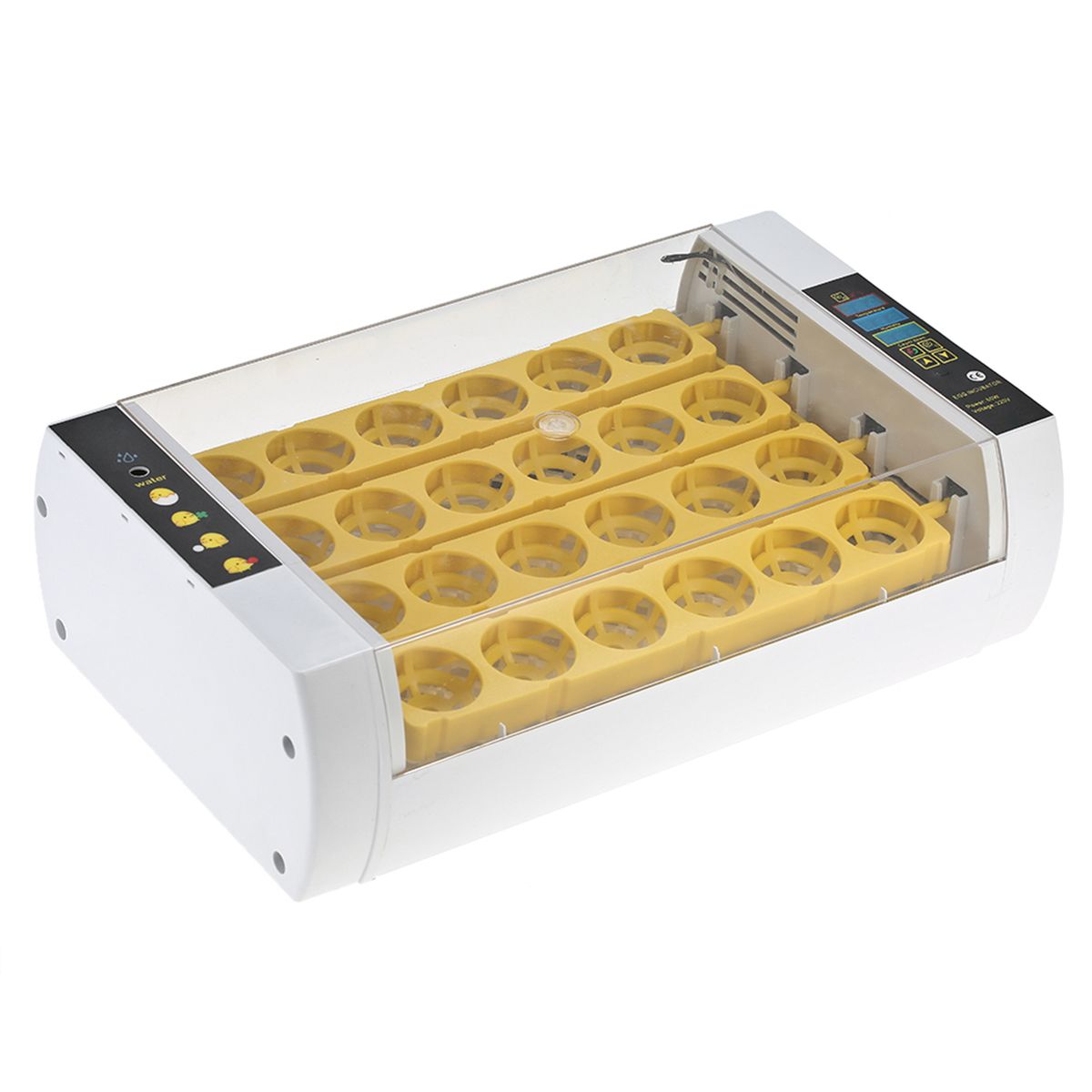 24-Eggs Intelligent Automatic Egg Incubator Temperature