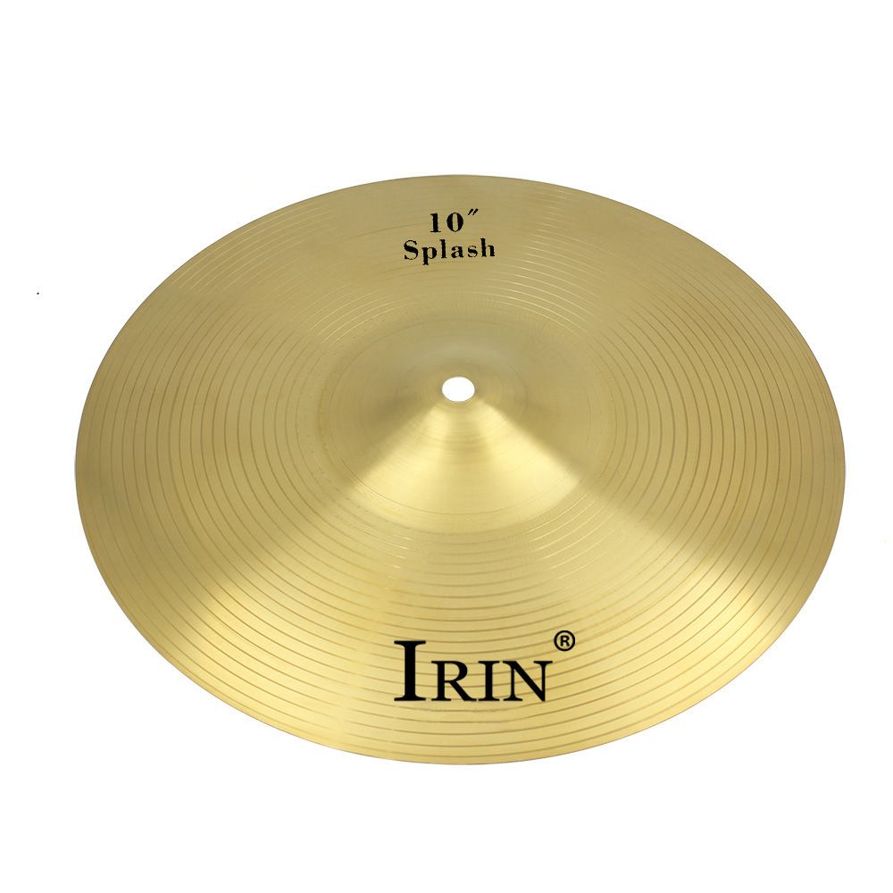 10" Brass Alloy Crash Ride Hi-Hat Cymbal For Drum Set
