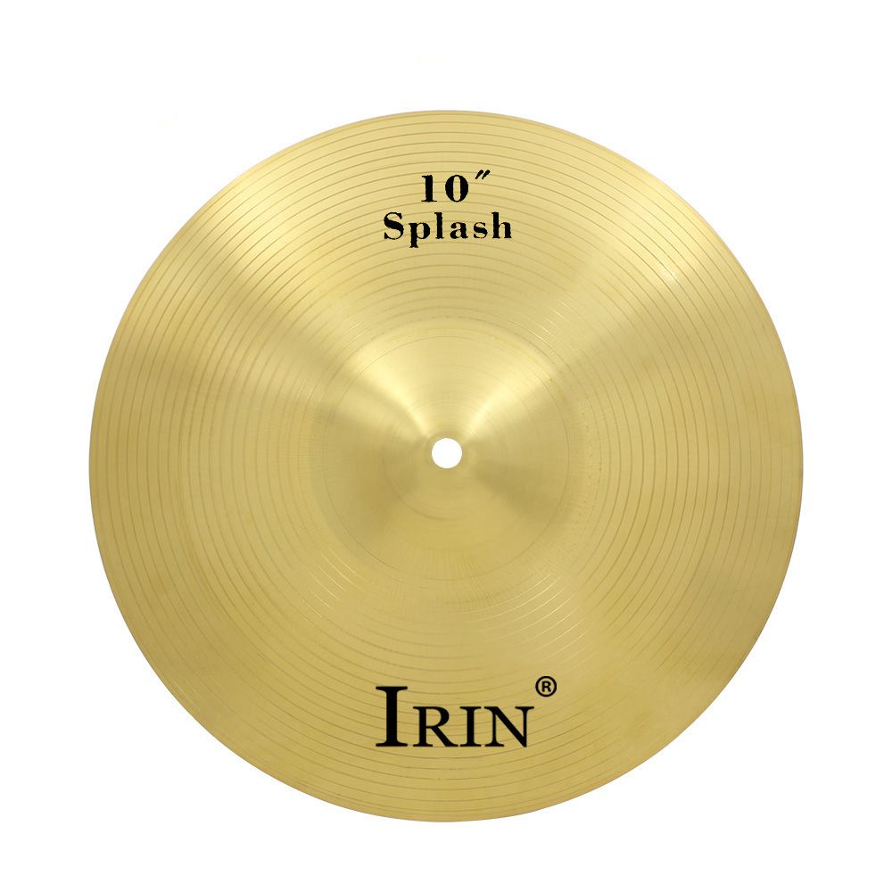 10" Brass Alloy Crash Ride Hi-Hat Cymbal For Drum Set