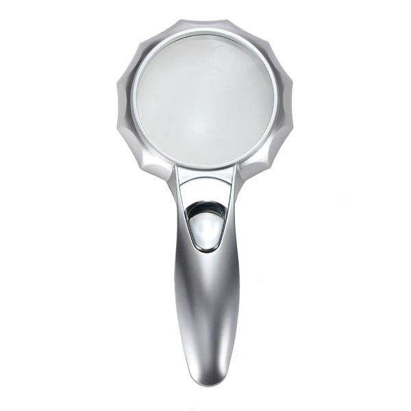 4X 6x 7x Light Hand-Held Illuminated Reading Map Magnifying Amplify Loupe 6-LED 7x50mm