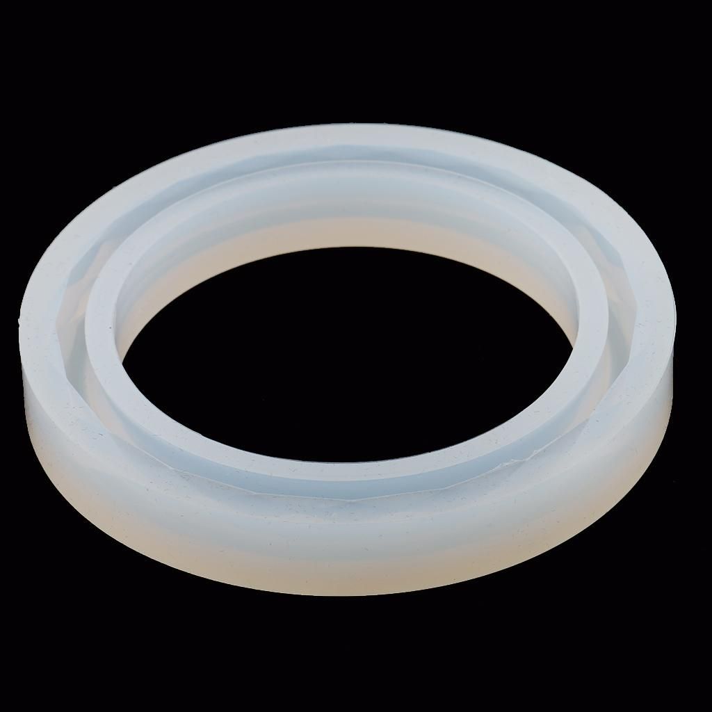 Round Silicone Resin Curve Bracelet Bangle Mould Mold DIY Making Tool