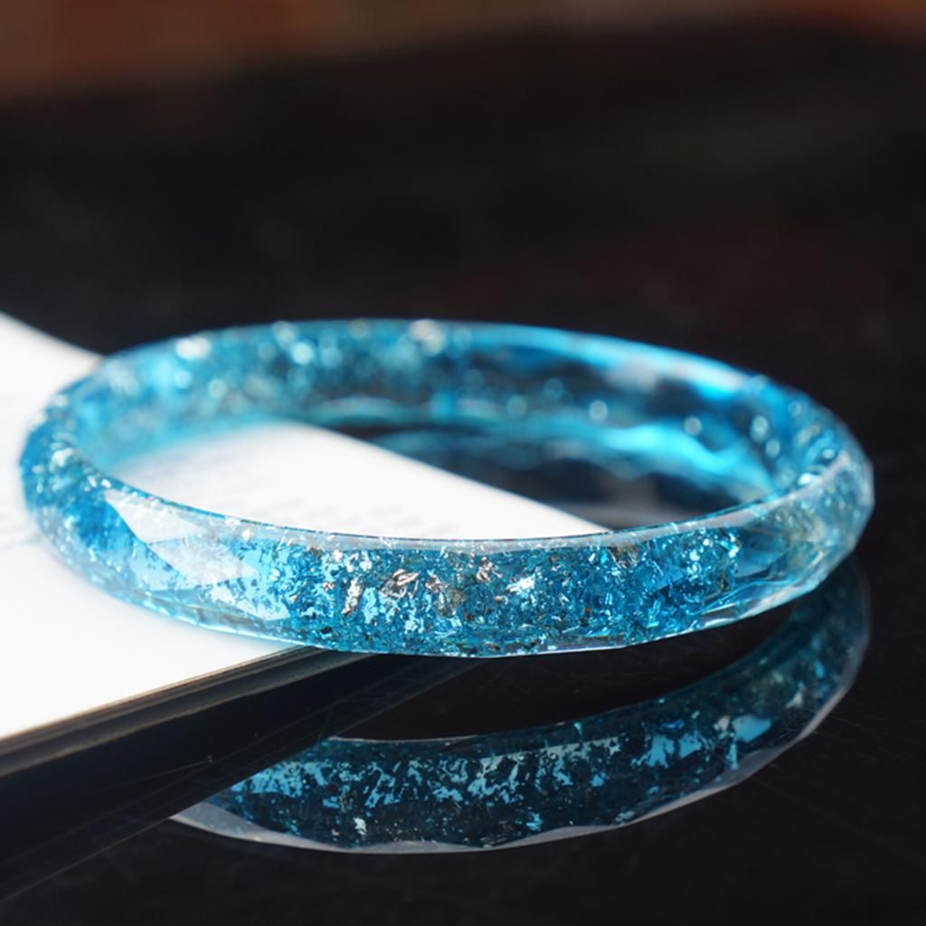 Round Silicone Resin Curve Bracelet Bangle Mould Mold DIY Making Tool